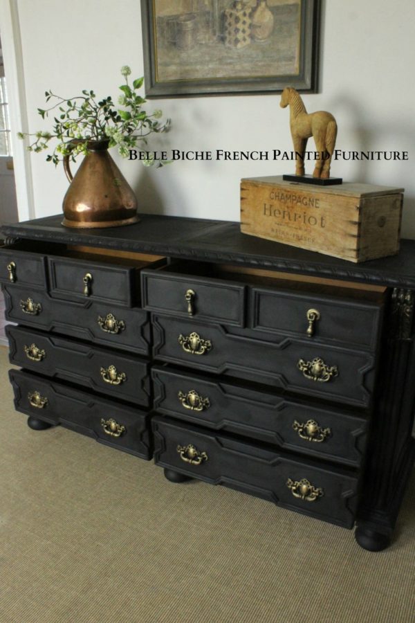 Colonial Revival Drawer Pulls Dresser Chest 