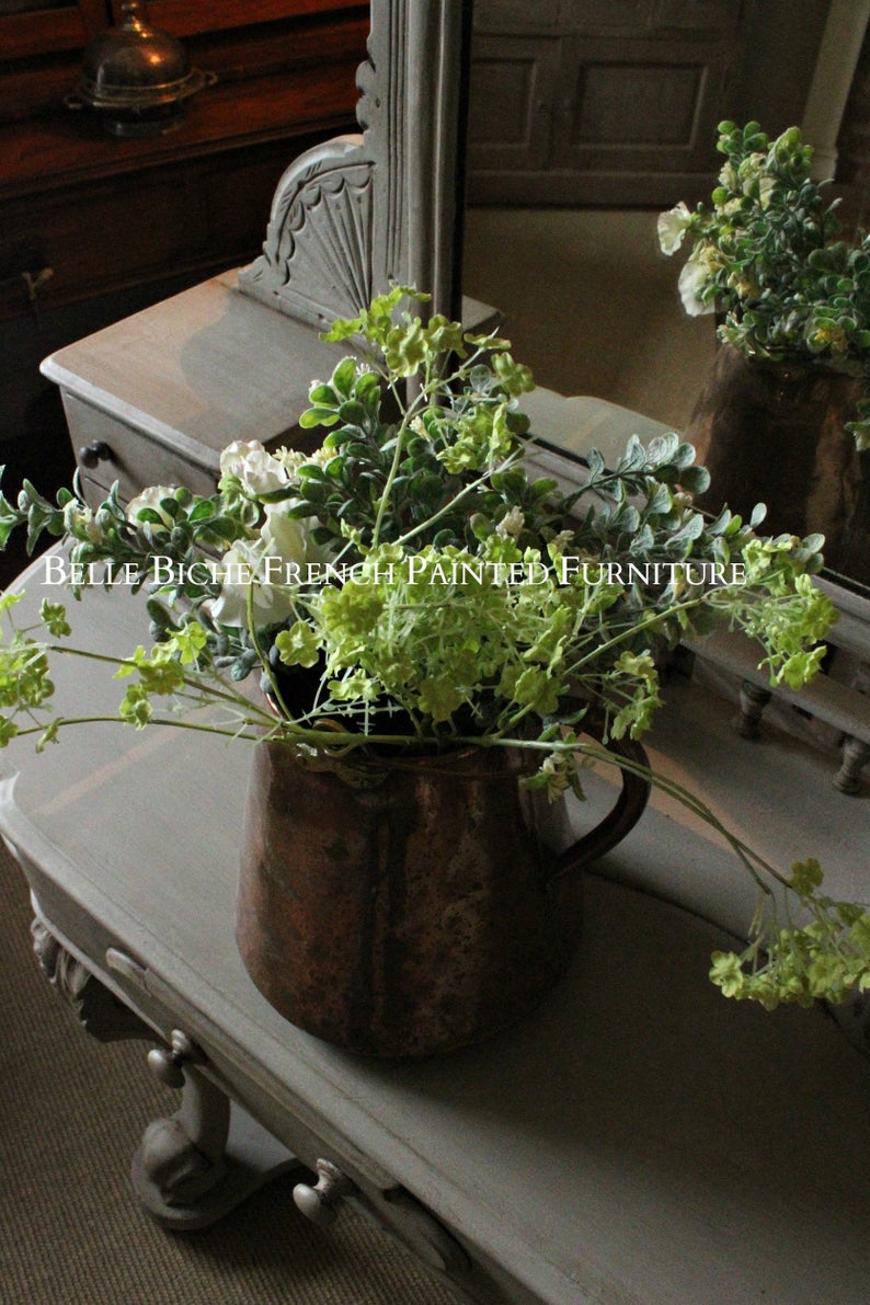 C 19th Compact Mirrored Dressing Table