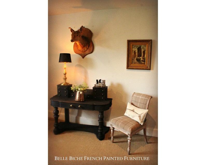 19th Century Victorian Mahogany Dressing Table Bureau