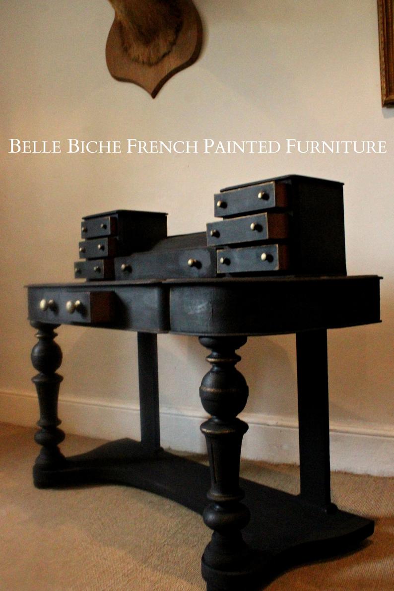 19th Century Victorian Mahogany Dressing Table Bureau