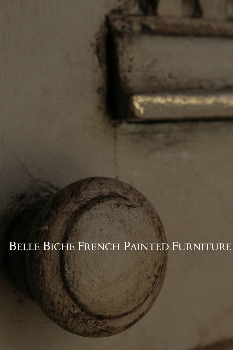 Late Edwardian 'French Painted' Oak Wardrobe