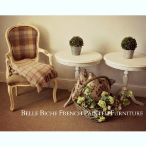 Gustavian Style Pedestal Side Tables - Pair