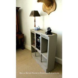 Slimline Glazed Art Deco Bookcase