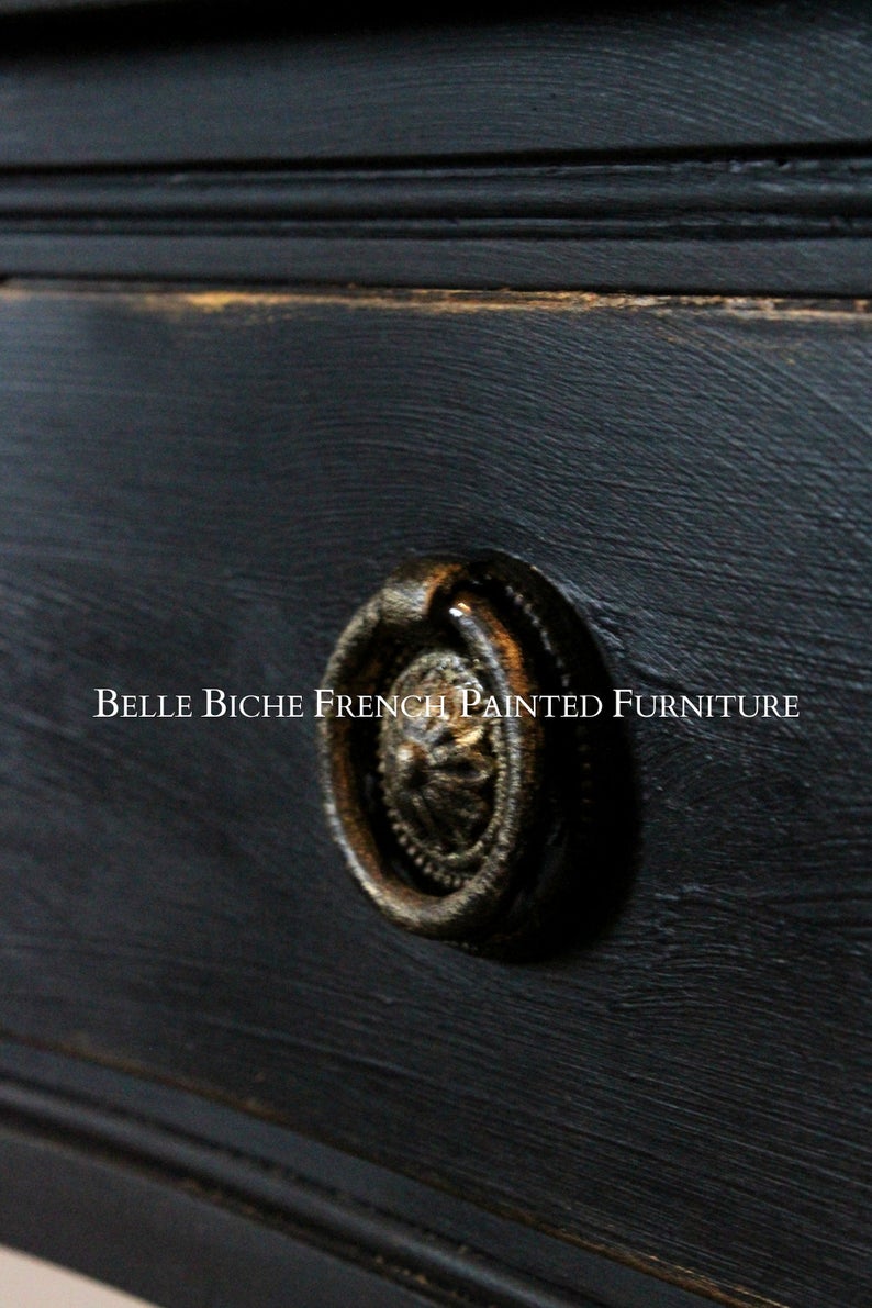 'Parisian Black' Mid-Century, Bonheur du Jour