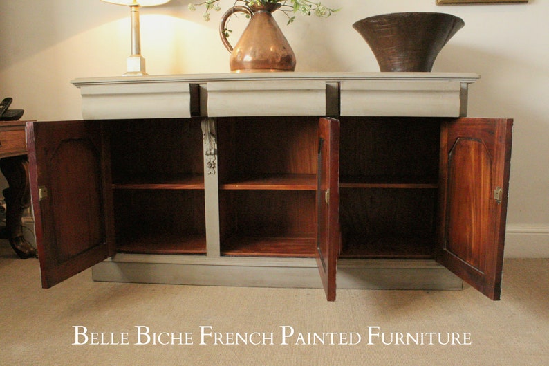 Three Door Mahogany Dresser Base