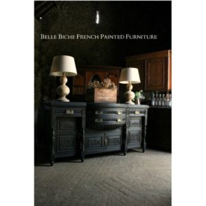 Parisian Noir Antique Bow Sideboard