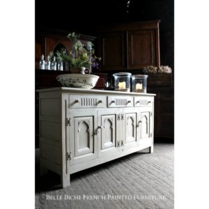 Rustic Four Door Oak Dresser Base