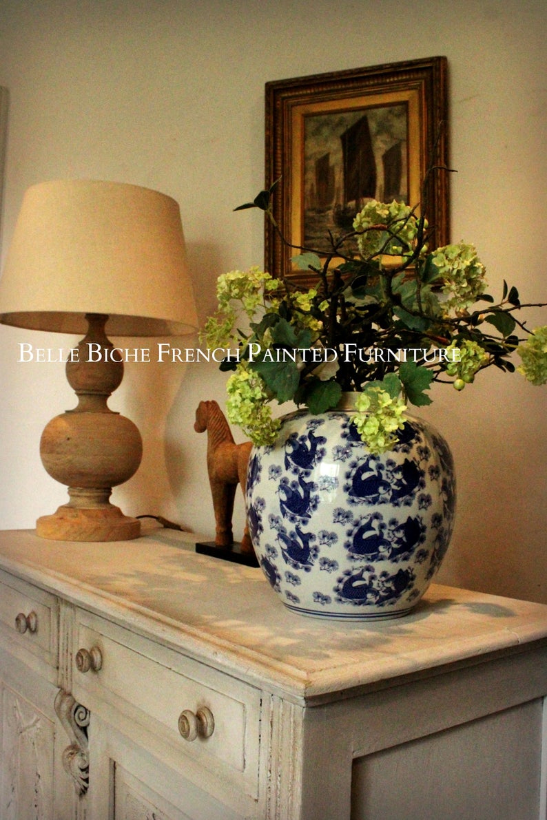 Gustavian Grey Two Door Side Cabinet Sideboard