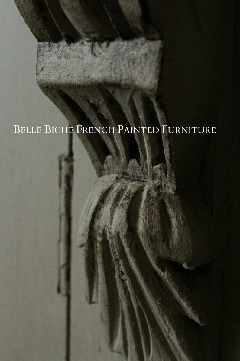 Antique 'French Ash Grey' Morning Sideboard