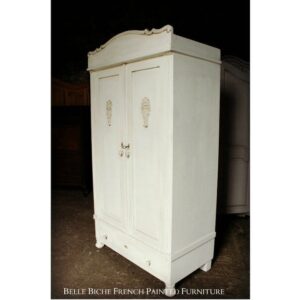 Antique Flemish Solid Pine Armoire