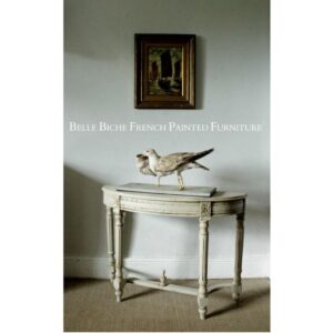 Gustavian Style Demi Lune Console Table