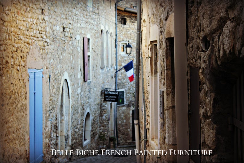 Original French Provincial Three Drawer Chest Commode