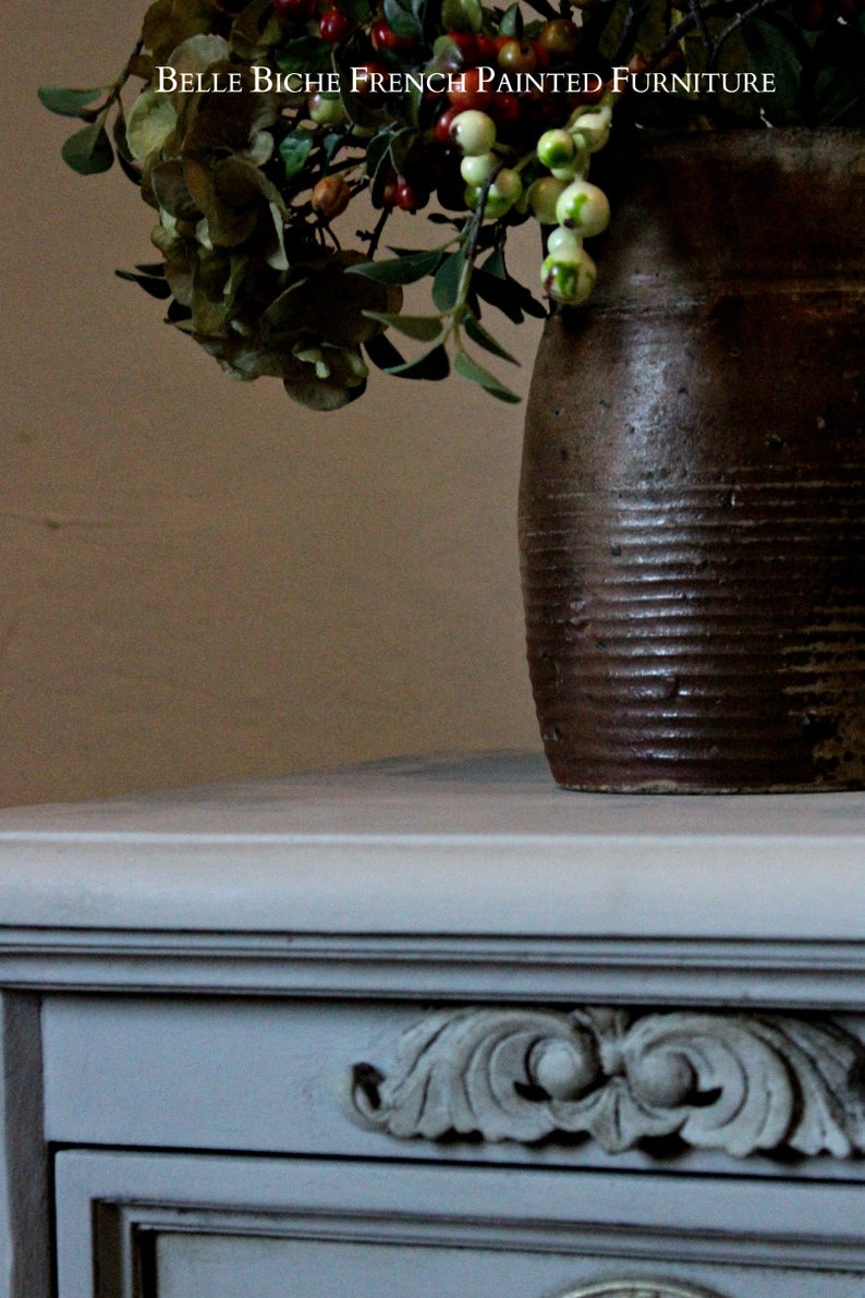 Pair French Style Nightstands Bedside Tables