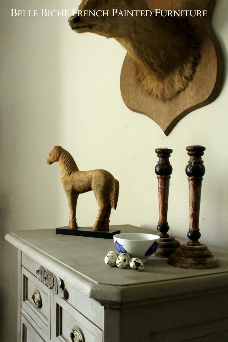 Georgian Style 'French Ash Grey' Tallboy Chest