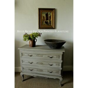 Original French Provincial Three Drawer Chest Commode