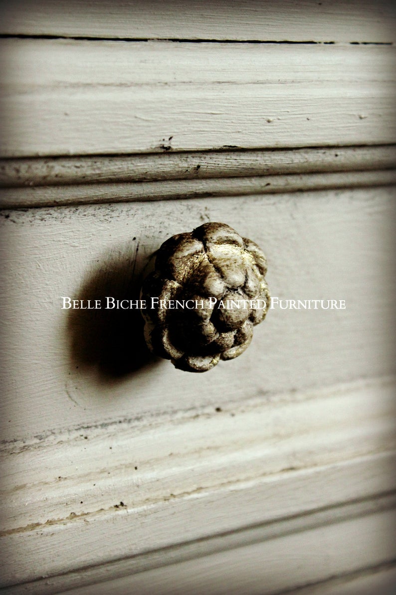 Pair of Large Two Door French Nightstands