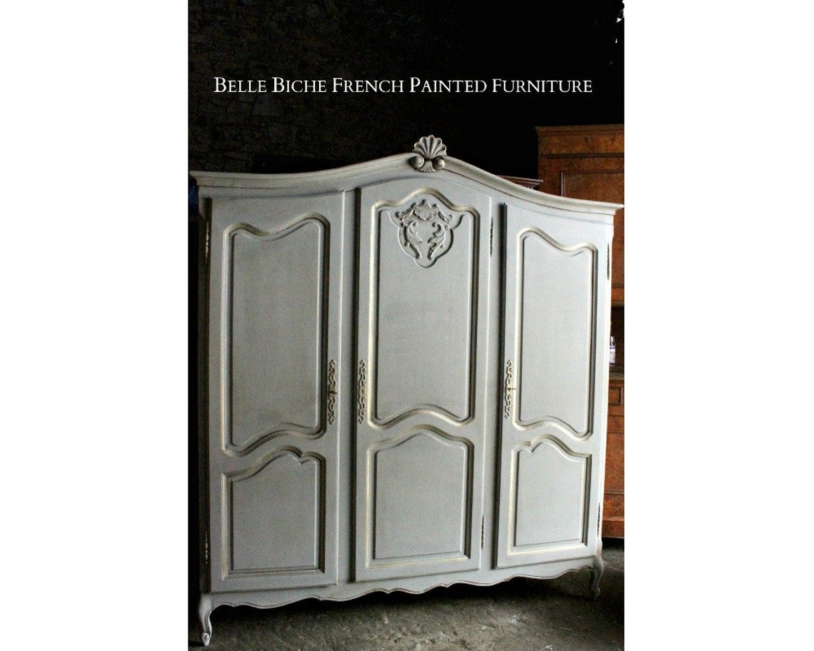 Spacious Provincial French 4-Door Armoire