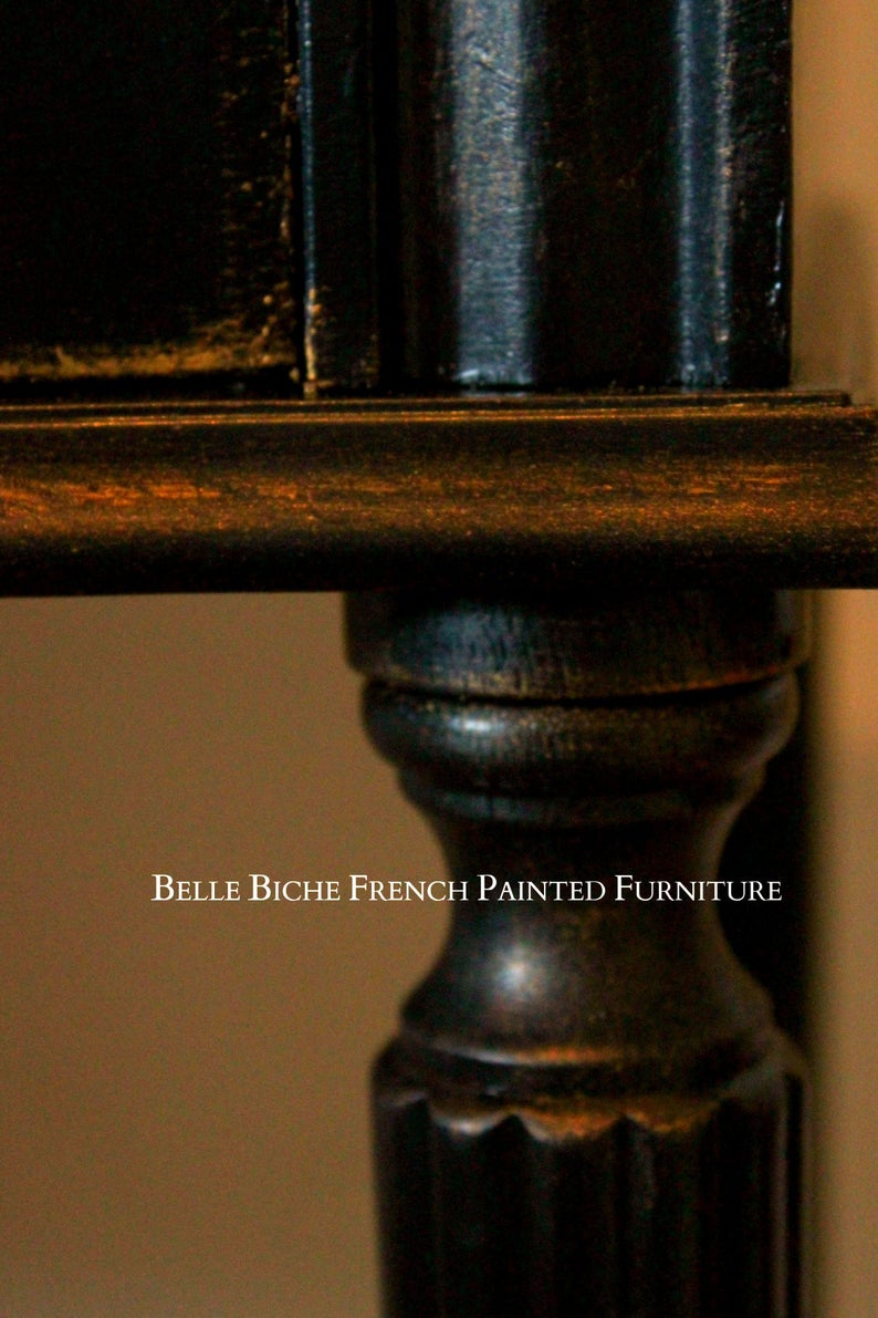 'Parisian Noir' Mid-Century, Ladies Bonheur du Jour