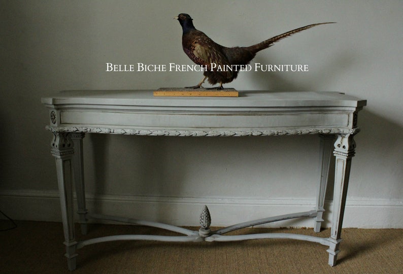 Gustavian Style Spacious Library Console