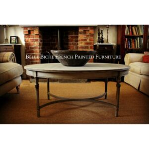 'French Ash Grey' Oval Coffee Table