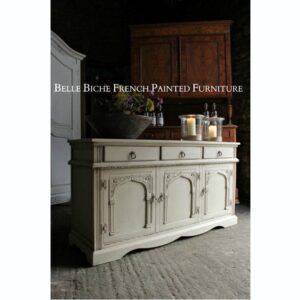 Rustic Three Door Oak Dresser Base