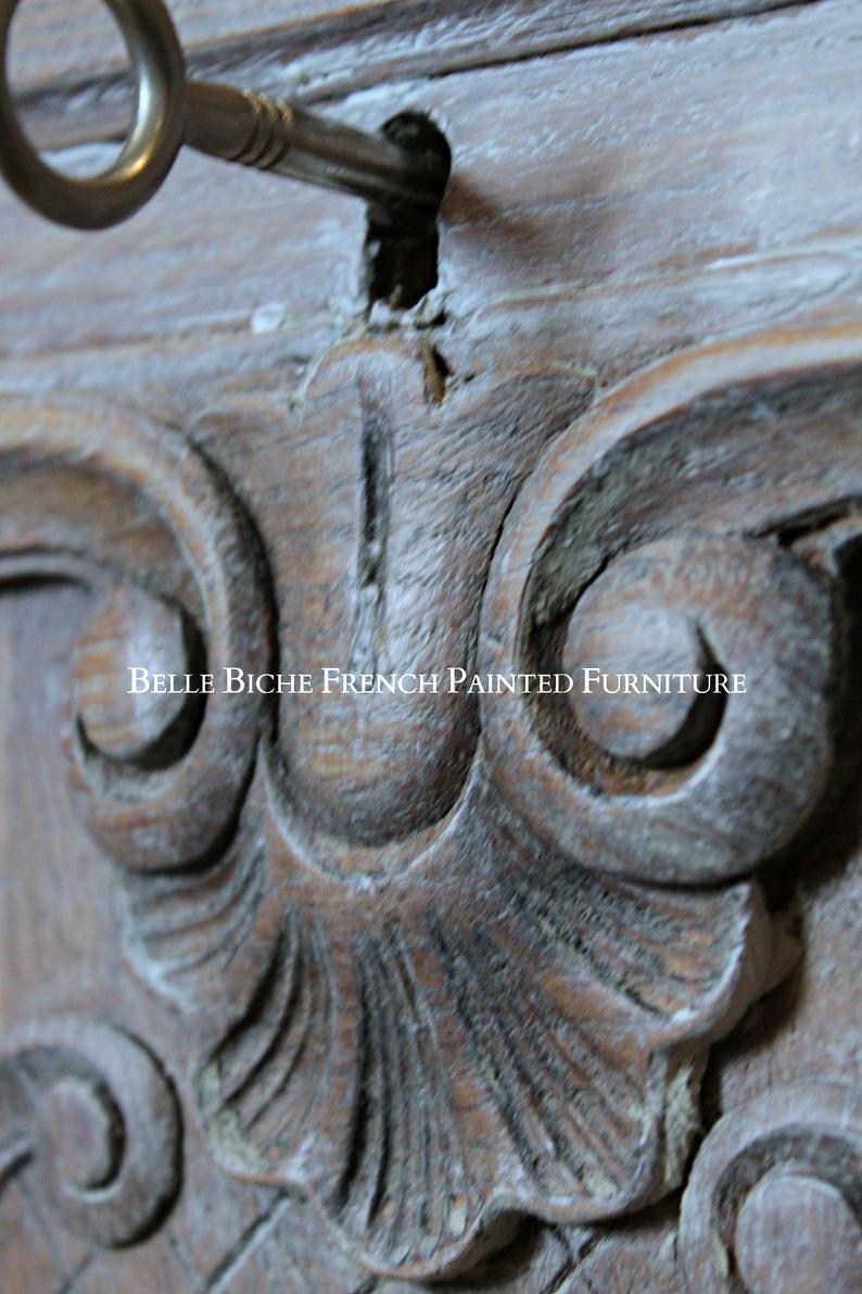 Weathered Oak Original French Placard