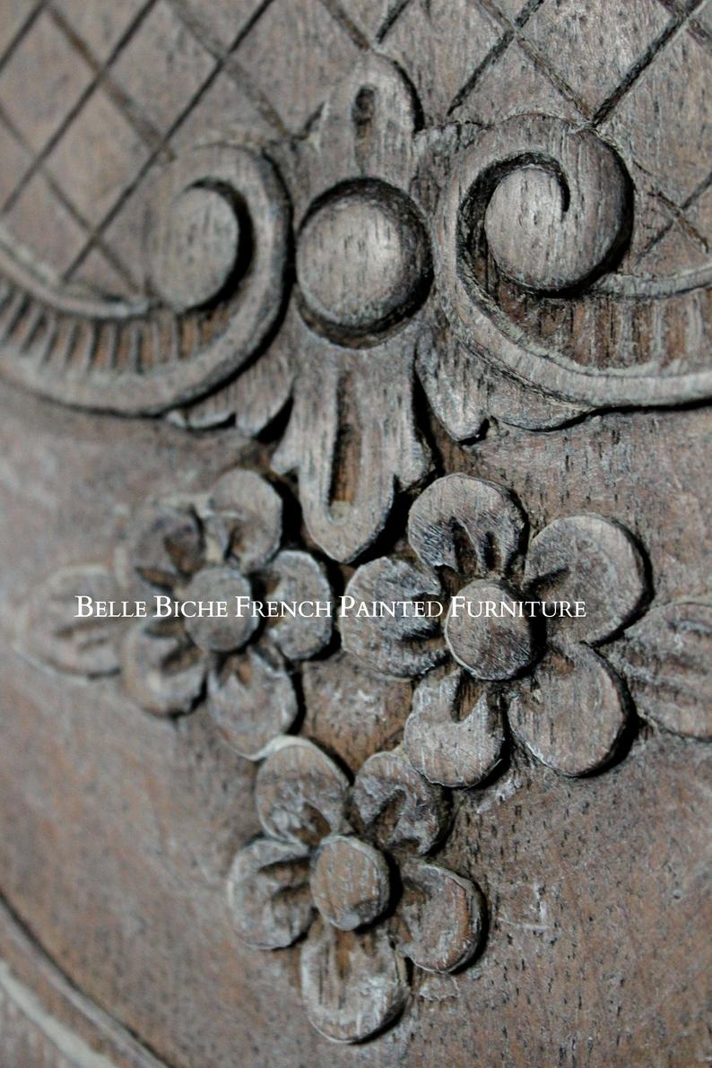 Weathered Oak Original French Placard