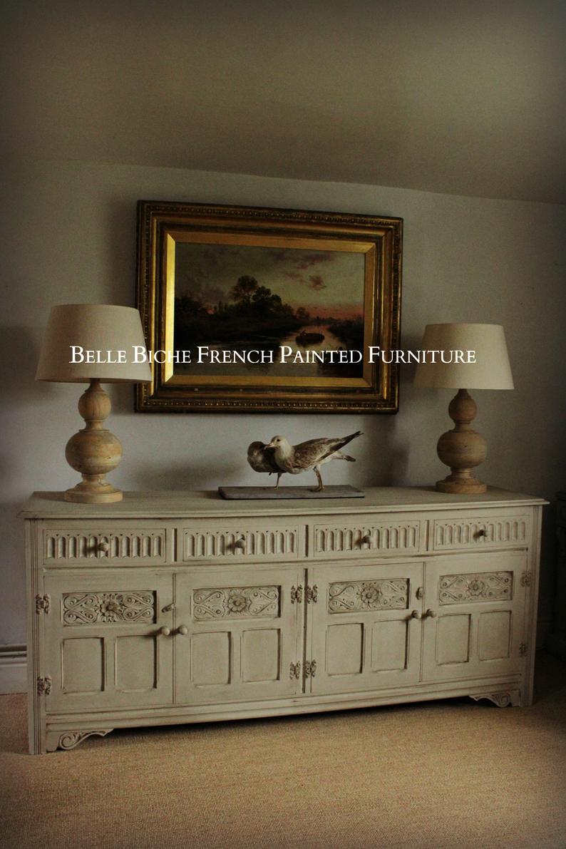 Four Door Oak Dresser Base Sideboard Server