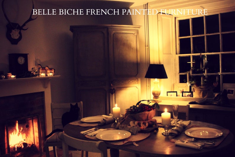 Richly Carved Flemish Antique Side Table