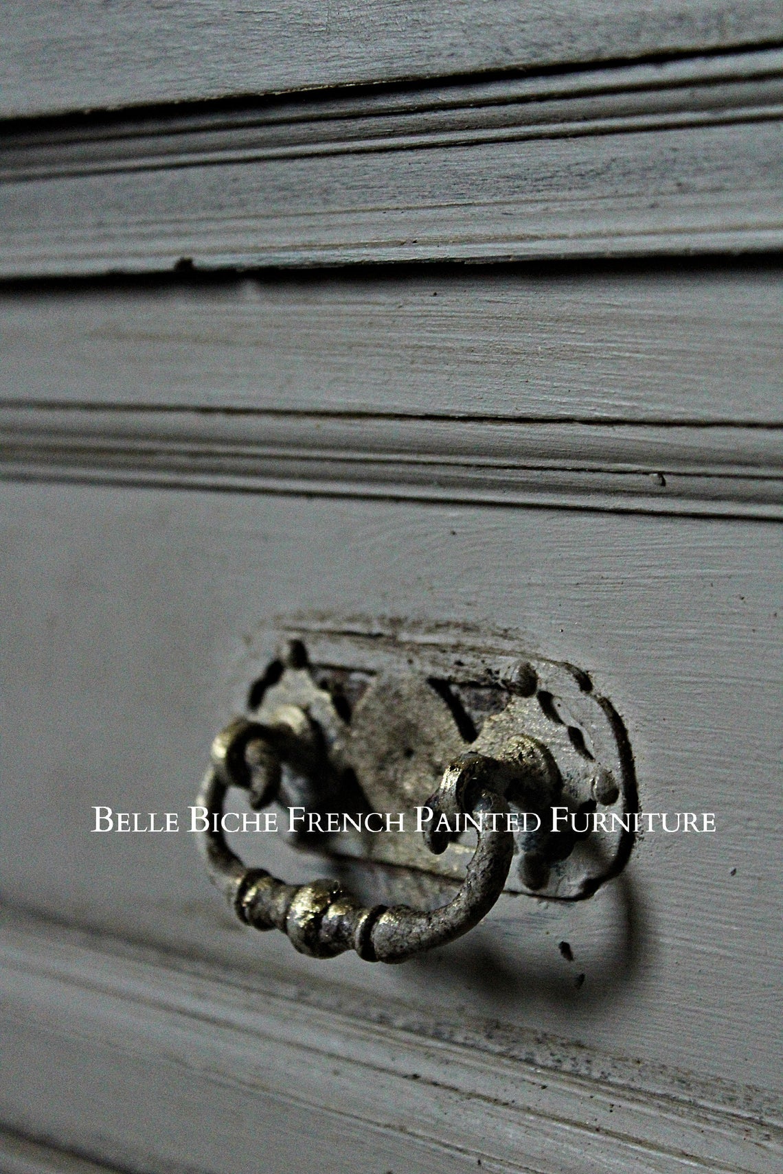 Richly Carved Compact Two Door Antique Side Cabinet