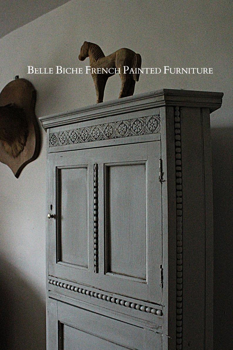 Handsome Edwardian Gustavian Grey Oak Corner Drinks Cabinet