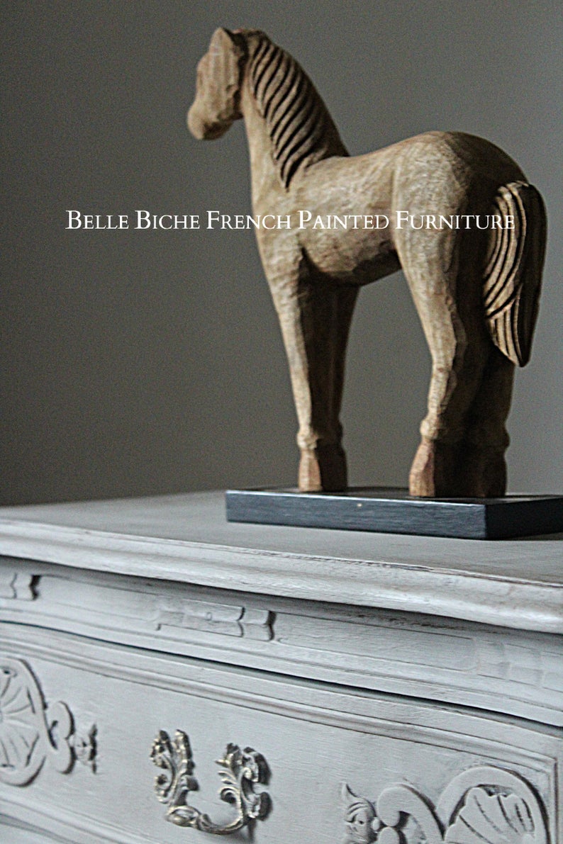 Original Provincial French Bijou Three Drawer Commode Chest