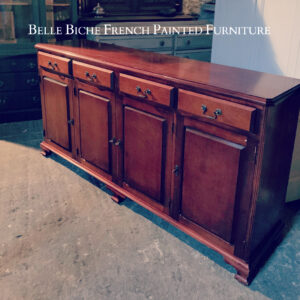 Capacious Mid Century Mahogany Four Door Sideboard