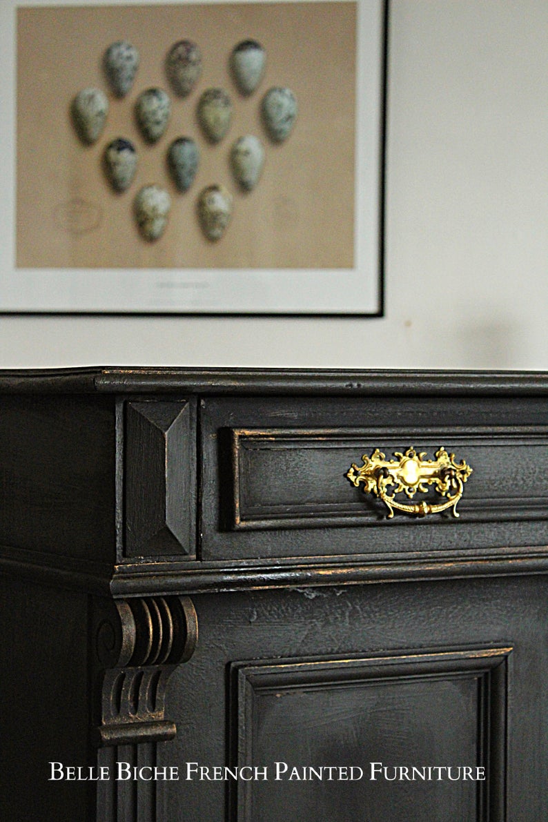 Original Provincial French Two Door Placard