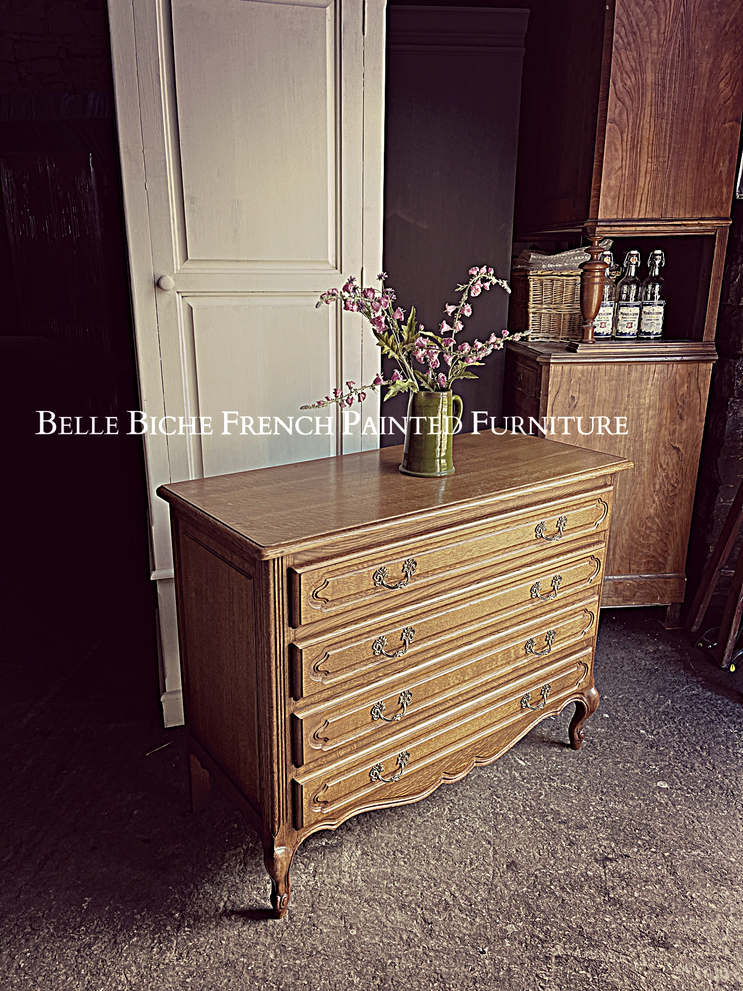 French Oak Commode
