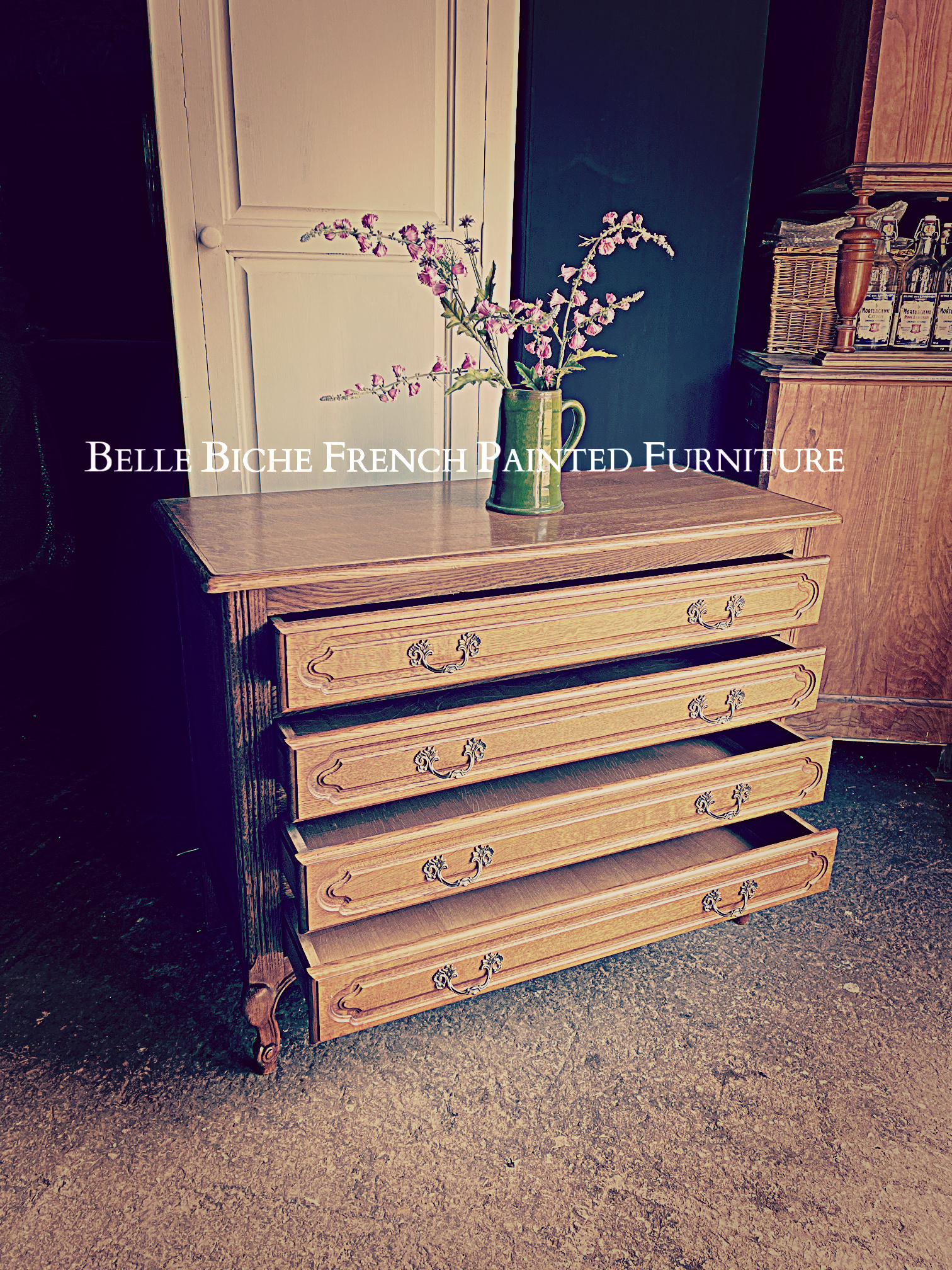 French Oak Commode