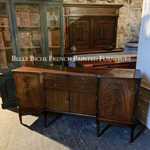 Generously Proportioned George III Style Three Door Inverted Breakfront Sideboard