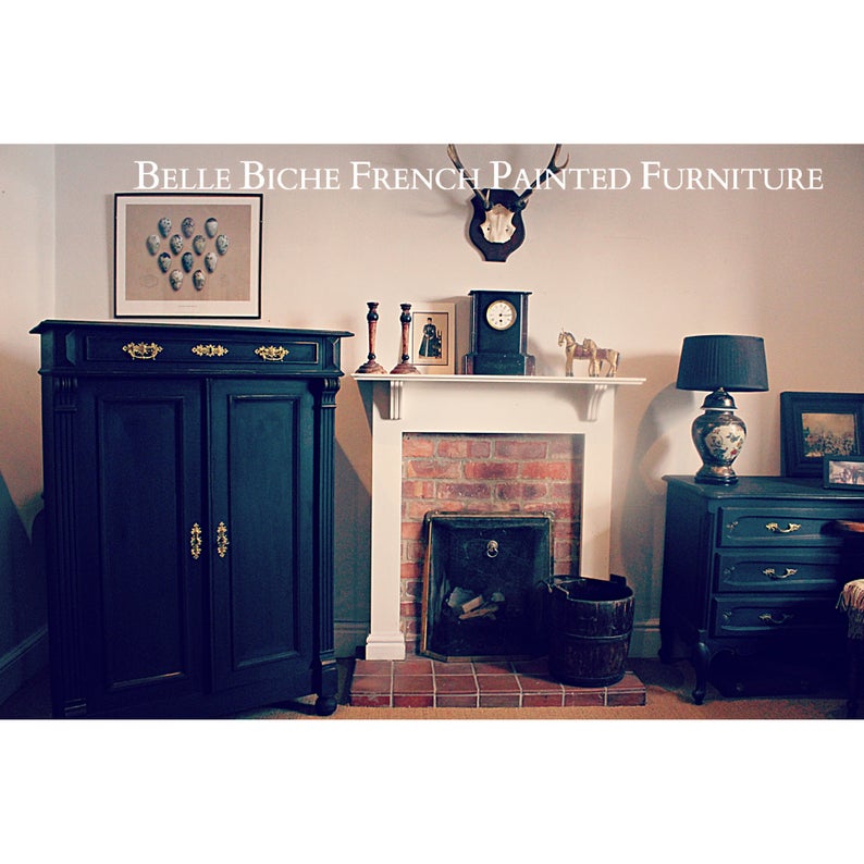 Original Provincial French Two Door Placard