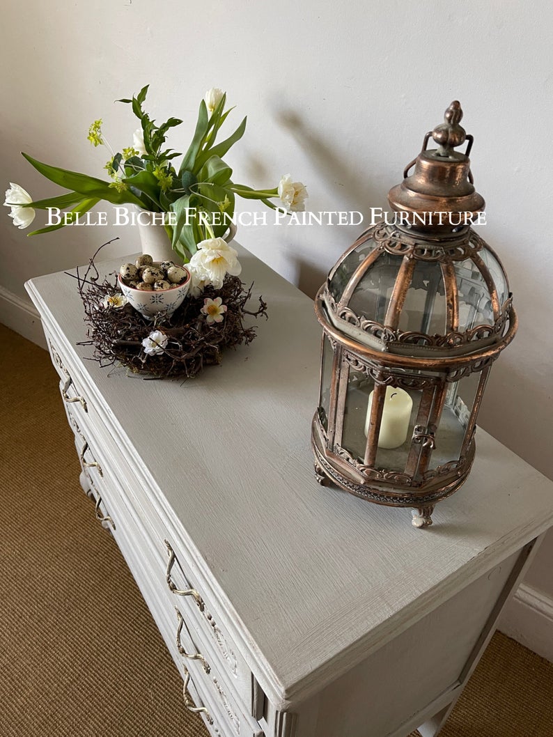 Provincial French Three Drawer Commode Chest