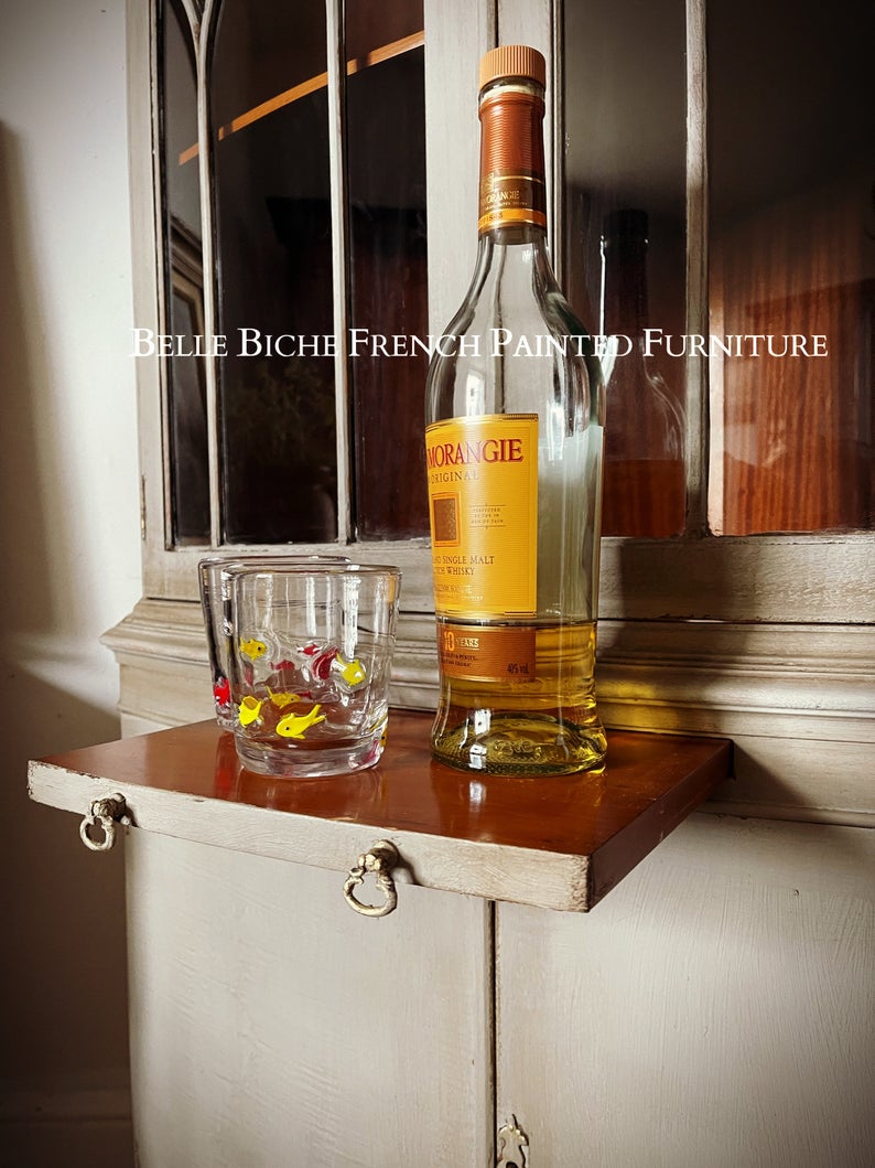 George III Style Glazed Corner Cabinet