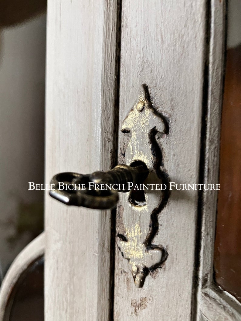 George III Style Glazed Corner Cabinet