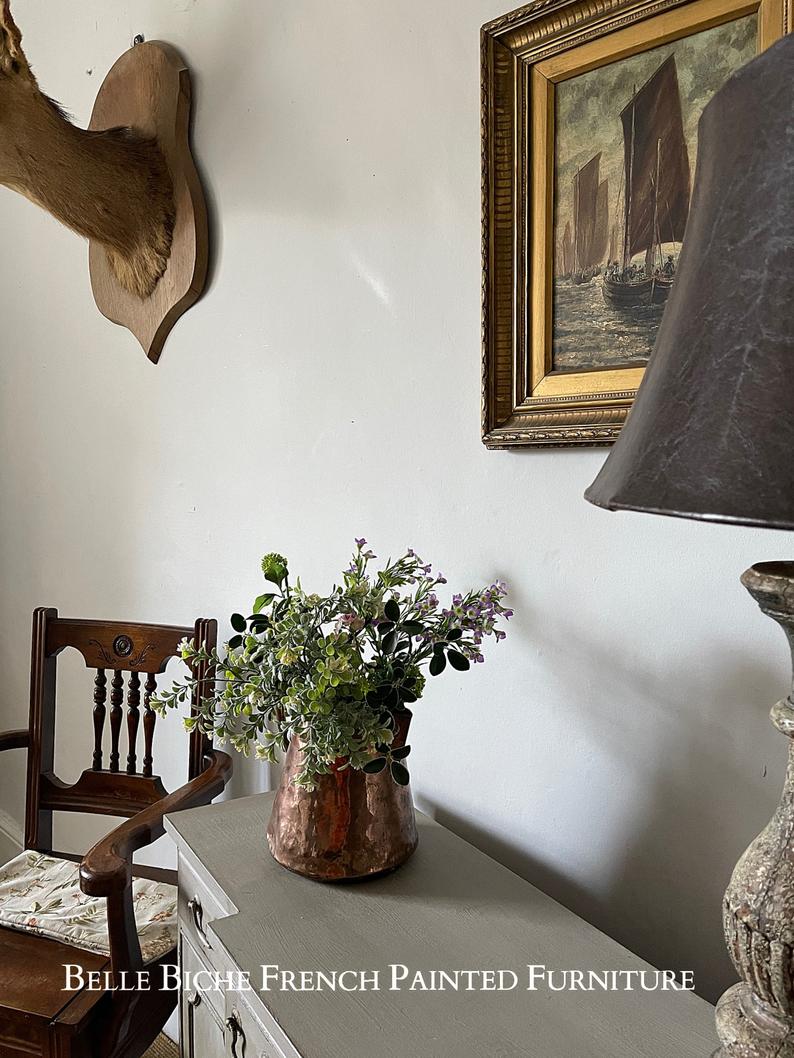 Bijou George III Style Breakfront Sideboard in French Ash Grey