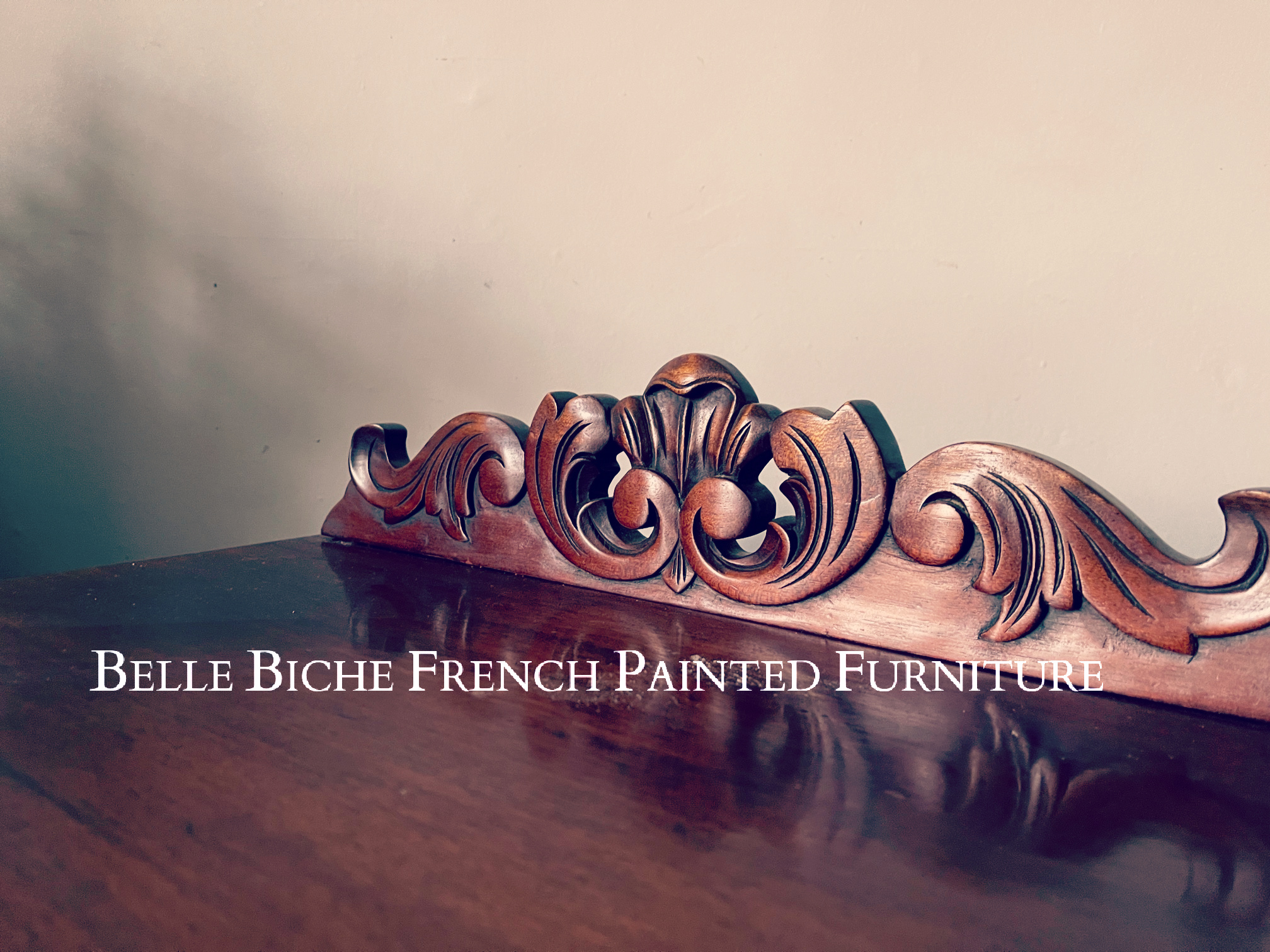 Large Pair French Style Nightstands