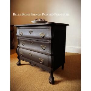 Original French Oak Bombe Commode Chest