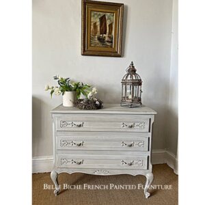 Provincial French Three Drawer Commode Chest