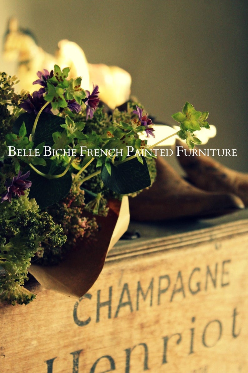 French Ash Grey Concave Side Table