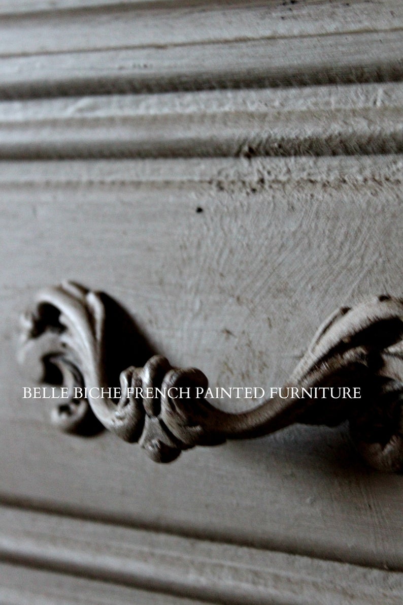 Original French Two Drawer Chest Commode