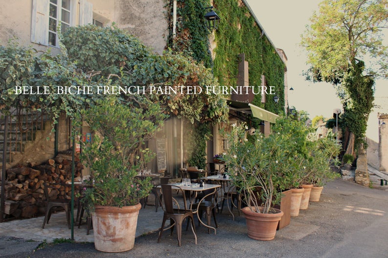 Original French Two Drawer Chest Commode