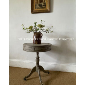 George III Style Drum Top Side Table