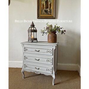 Original Provincial French Three Drawer Commode Chest